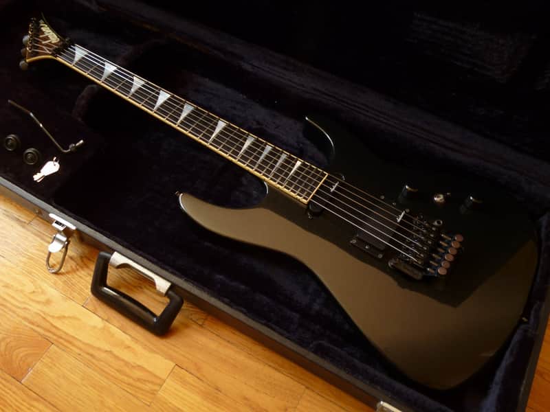 Grover Jackson Soloist Jr. 1990 Metallic Black Short Scale | Reverb