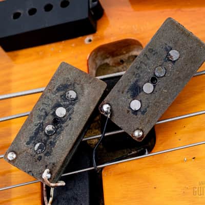 1978 Fender Precision Bass Sunburst Vintage Bass, 100% Original w/ Case image 22