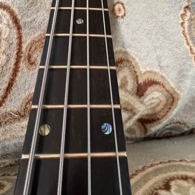 Cort Jeff Berlin Rithimic Bass w GATOR CASE Alder/Spalted Maple-Padouk Top Bartolini pickups image 12