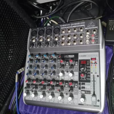Behringer Xenyx QX1202USB PREMIUN 2 BUS 12-Input Mixer with USB Interface and Effects KLARK TEKNIK 2015 THE POWER SUPPLY IS SOLDER ON MAINBOARD INSIDE CHECK image 2