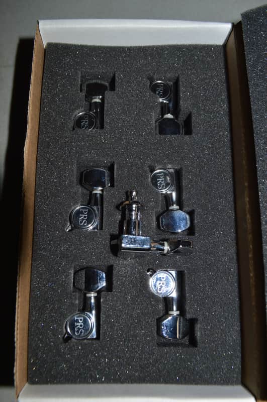 PRS SE tuners 3 perside chrome, plus extra bass tuner...so 7 tuners image 1