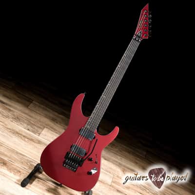 ESP LTD M-1000 Fishman Fluence Floyd Rose Guitar – Candy Apple Red Satin image 1