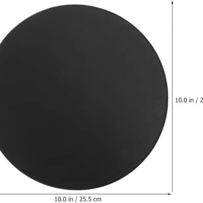 Drum Practice Pad 10X10 Inch Rubber Drum Mute Pad Dampener for Quiet Drumming Reusable Accessory image 2
