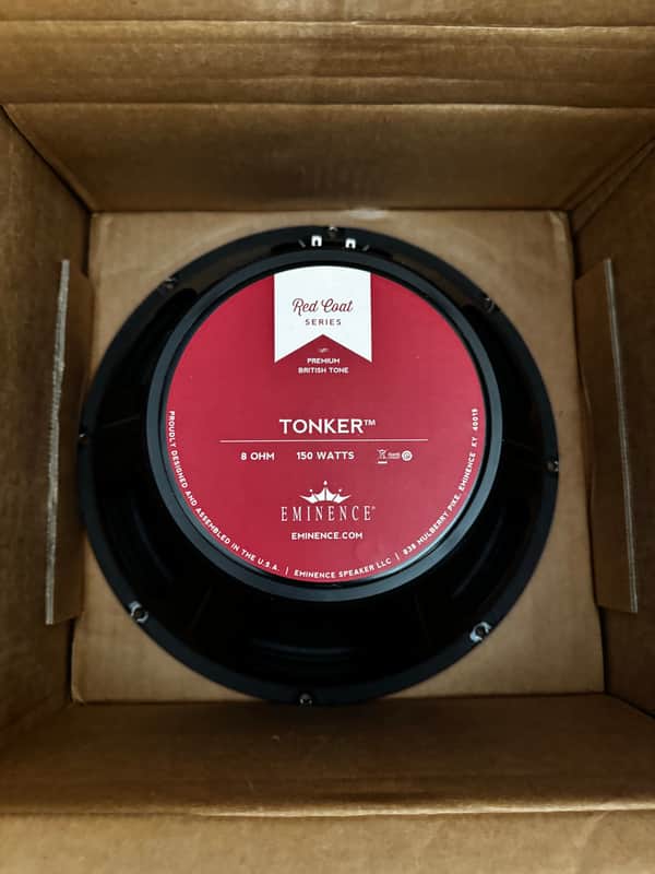Eminence Red Coat The Tonker 12" 150w 8 Ohm Speaker 2010s - Black/Red image 1
