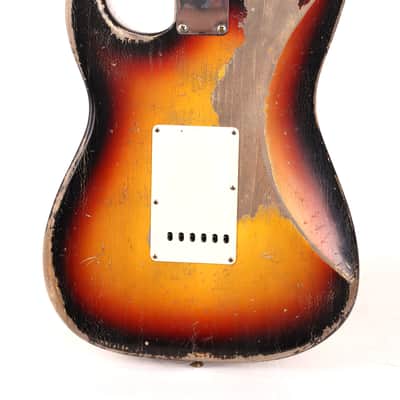 Fender Custom Shop 1960 Stratocaster Ultimate Relic Masterbuilt Greg Fessler 3-Tone Sunburst image 4