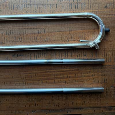 King 3B Professional Trombone, 1970's - Silver-Plated image 9
