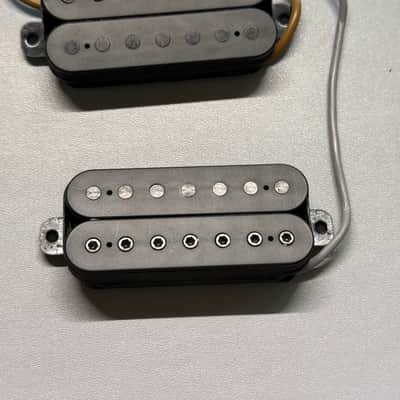 Ibanez Prestige V87 V77 7 String Electric Guitar Pickup Set Black Humbuckers Japan Bridge & Neck RG1527 image 3