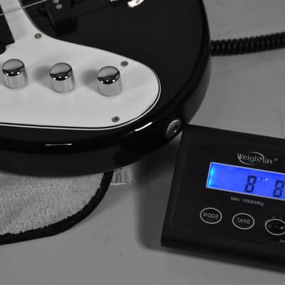 1990s Vaccaro V2 Bass Black Finish Left-Handed Electric Bass image 17