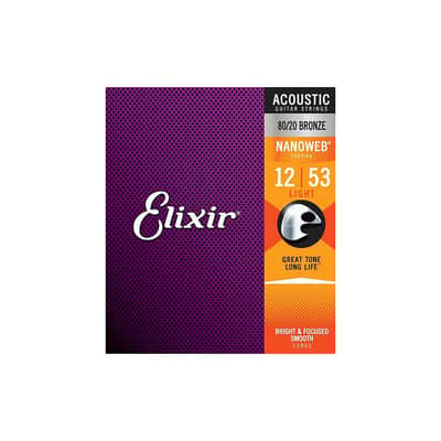 Elixir Nanoweb Bronze Custom Light .011-052 image 1