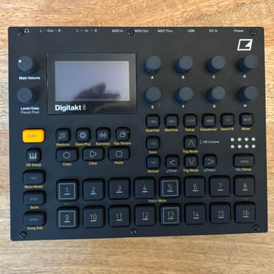 Elektron Digitakt II - with printed manual, limited-edition launch poster, and original packaging image 1