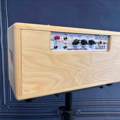 Marla Amps - Charlie Barker Head + LIBBY Reverb Unit + T212CB Cab - Natural image 4