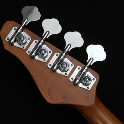 Copper Orange Metallic Over Paisley Relic 4-String J-Style Bass by Dhatarattha image 12