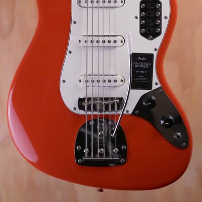 Fender Vintera II '60s Bass VI 6-String Electric Bass Guitar in Fiesta Red image 1