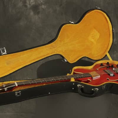 RARE 1975 Ibanez "lawsuit" era EB-2D copy HOLLOW BODY bass made in Japan image 25