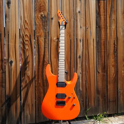 ESP CUSTOM SHOP M-II CTM/M Neon Orange 6-String Electric Guitar w/ Hard Case (2025) image 3