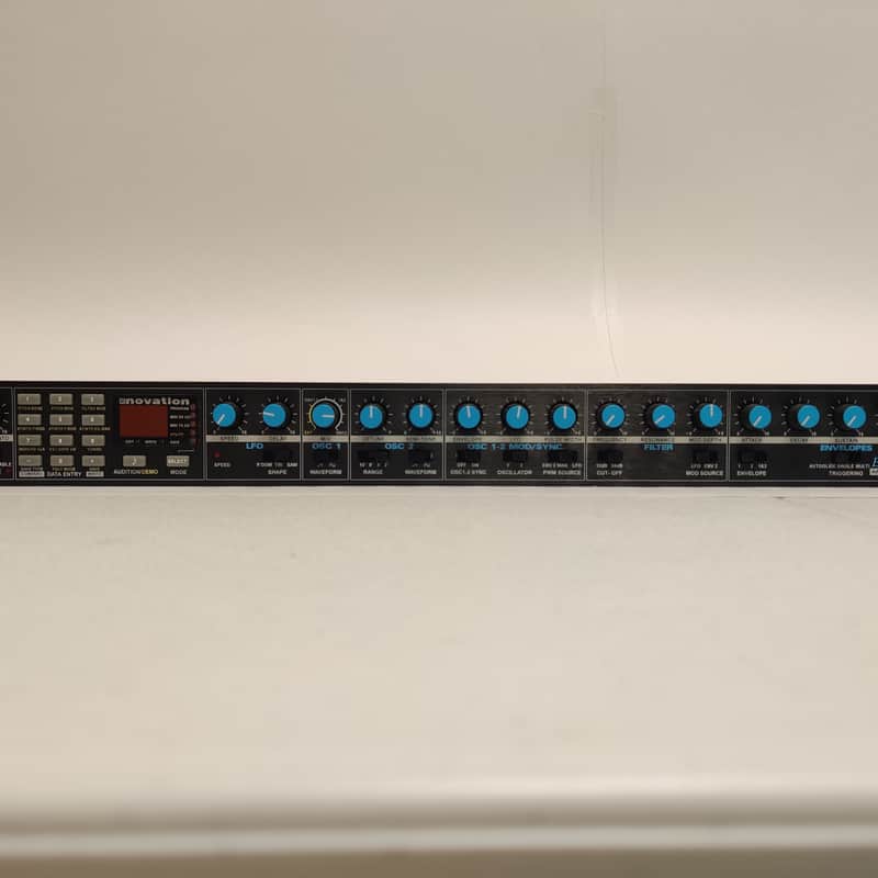 1994 Novation Bass Station Rack Monophonic Synthesizer Black