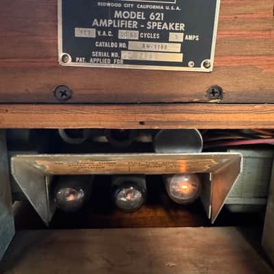Vintage Pair Ampex Model 621 Stereo with built in Tube Amplifier/Speaker image 7