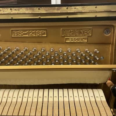 B.STEINER PIANOFORTE VERTICALE BS-121SP NERO LUCIDO image 8