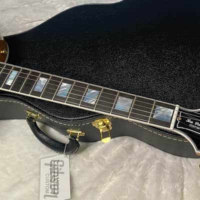 NEW! Gibson Dealer Select Custom Shop Les Paul Custom AAAAAAA Quilt - 7AQ! - Natural - SO MUCH DEPTH and MOVEMENT! - 9.7 lbs - Authorized Dealer - G07564 image 6