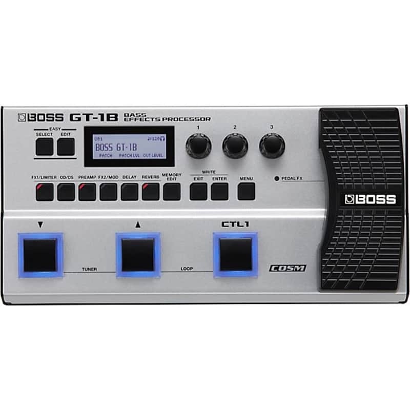 BOSS GT-1B Bass Multi-Effects Processor 2024 - SILVER image 1