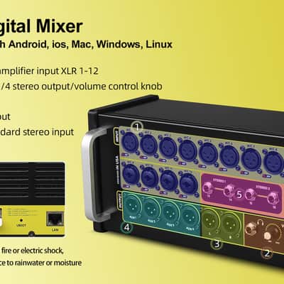 PSG Audio Medusa 16 - 16-channel Remote-Controlled Digital Mixer image 8