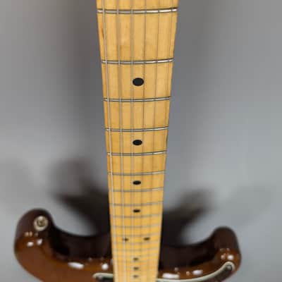 Fender Stratocaster with 3-Bolt Neck, Maple Fretboard 1977 - Walnut (Mocha) image 5