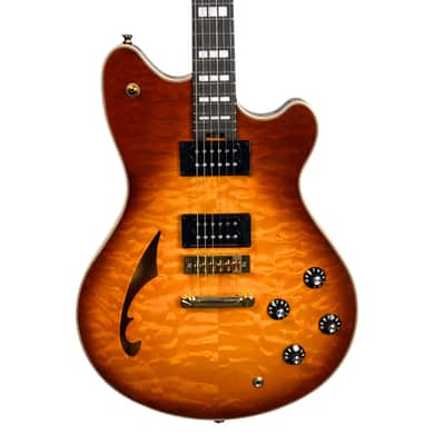 EVH SA-126 Special Electric Semi-Hollow Guitar Quilted Maple Tobacco Sunburst image 1