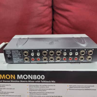 Behringer Minimon MON800 Monitor Controller  - Silver image 7