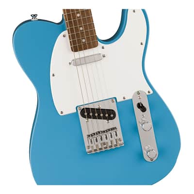 Used Squier Sonic Telecaster Electric Guitar - California Blue w/ Laurel FB image 4