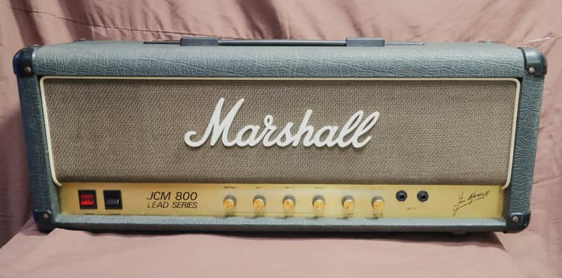 Marshall JCM 800 Lead Series Model 2203 100-Watt Master Volume Head 1980s - Black image 1