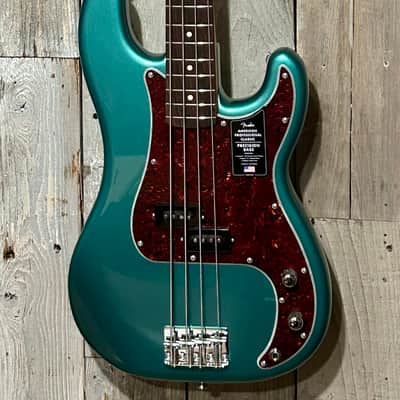 NEW Fender American Professional Classic Precision Bass - Faded Sherwood Green Metallic, In Stock, Ships Fast! image 2