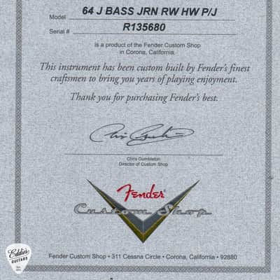 2024 - Fender Custom Shop 1964 Jazz Bass Journeyman Relic P/J - Taos Turquoise image 16