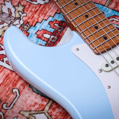 FENDER USA Custom Shop 50's Ltd Roasted Closet Classic Stratocaster "Sonic Blue + Roasted Maple" (2025) (Reserved) image 9