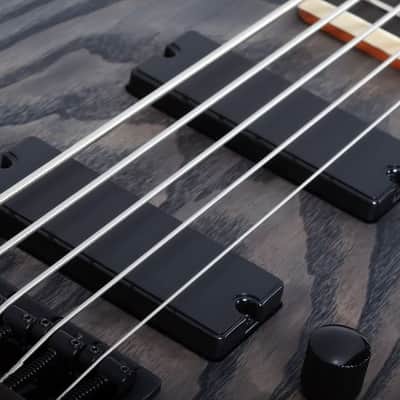 Schecter 3973-SHC C-5 Standard 5 String RH Electric Bass - Charcoal Satin image 8