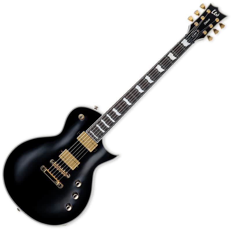 ESP LTD Deluxe EC-1000 Fluence Black Guitar B-Stock image 1