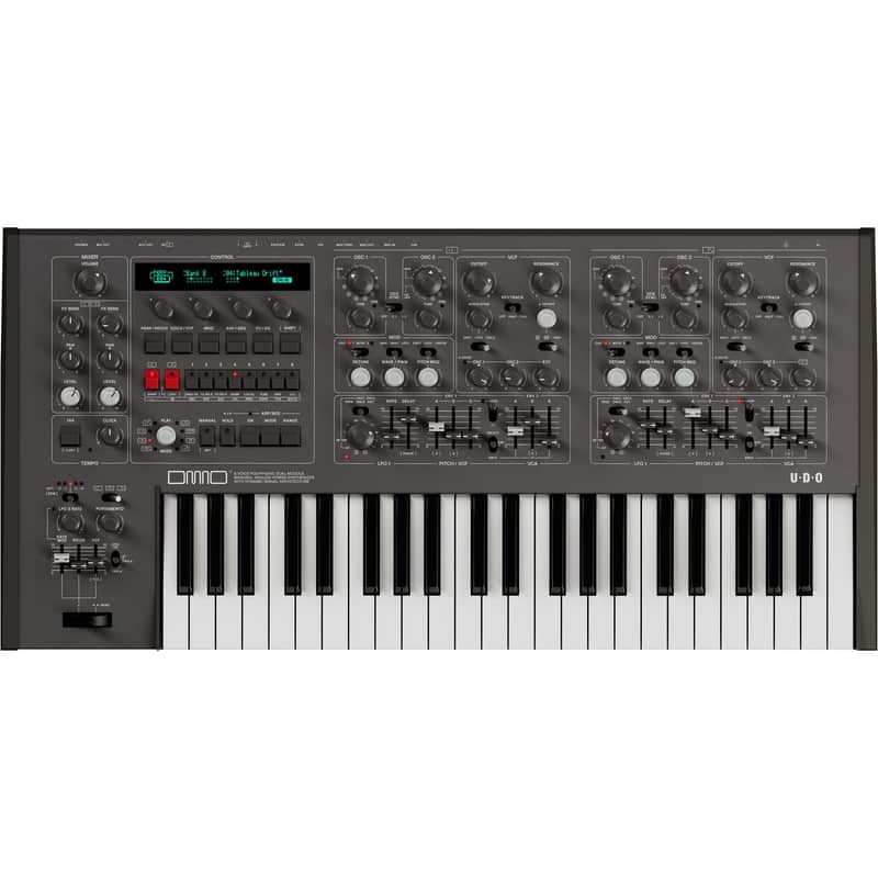 UDO Audio DMNO 8-Voice Polyphonic Keyboard Synthesizer - Black [Pre-Order] image 1