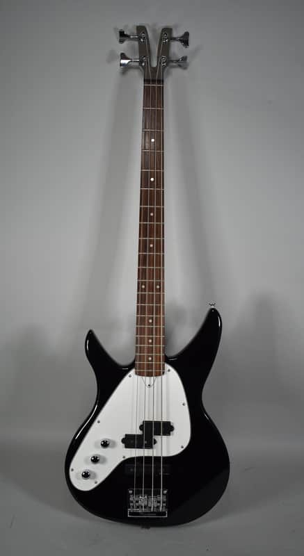 1990s Vaccaro V2 Bass Black Finish Left-Handed Electric Bass image 1