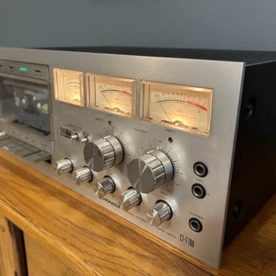 Pioneer CT-F700 mid 80's? - Black matt / polished alumium image 7