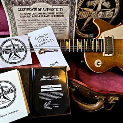 Gibson Custom Shop Tom Doyle "TIME MACHINE" #79 “SUPER PREMIUM” Historic Aged '58 Les Paul ~ R8 w/Doyle Coils PAF – Vintage Plaintop 59 R9 image 7