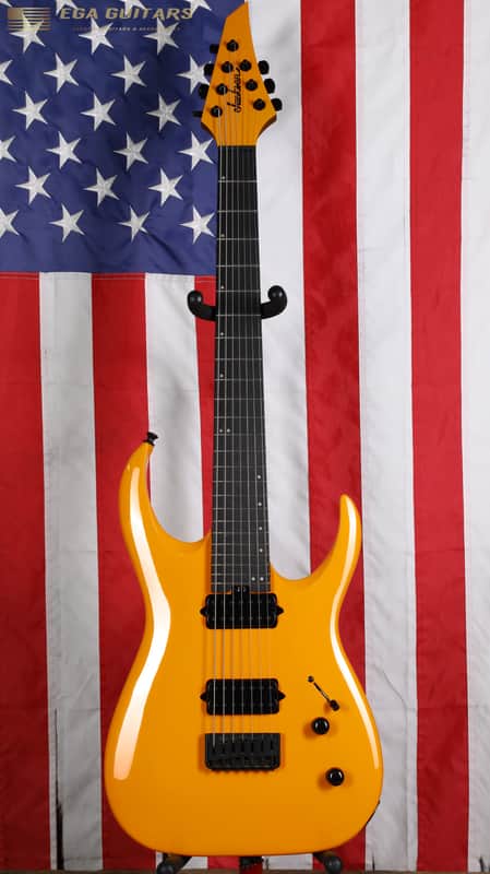 Jackson Pro Plus Series Misha Mansoor Signature Juggernaut HT7 - Signal Yellow image 1