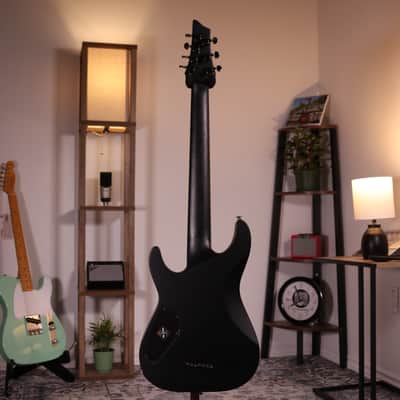 Schecter Hellraiser C-7 Passive - Rosewood Fingerboard, Black, B-Stock image 19