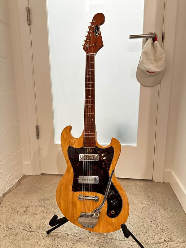 Vintage 1960's Cameo Deluxe Electric Guitar Made In Korea image 1