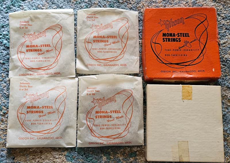 Gibson Mona-Steel Bass Strings 60's #4 image 1