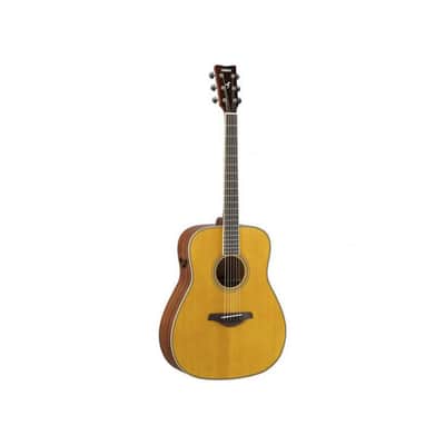 Yamaha FG-TA TransAcoustic Dreadnought 2010s - Brown Sunburst image 1