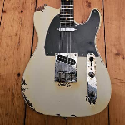 Custom Relic telecaster in vintage Olympic white smooth neck Handwired pickups 2025 image 2