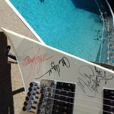 Kramer ST 400 Signed By Van Halen 1986 W/Back Stage Pass 5150 Tour image 7
