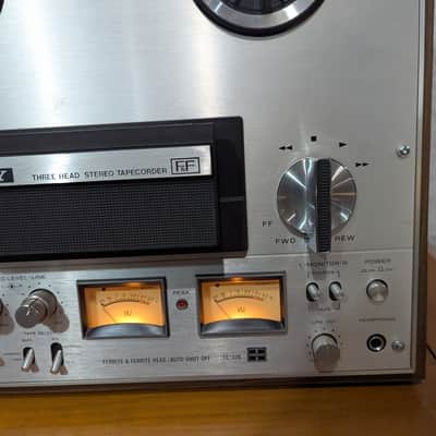 Sony TC-378 reel to reel tape recorder 3-head 18cm-reel + 24x TDK/BASF tapes – top image 3