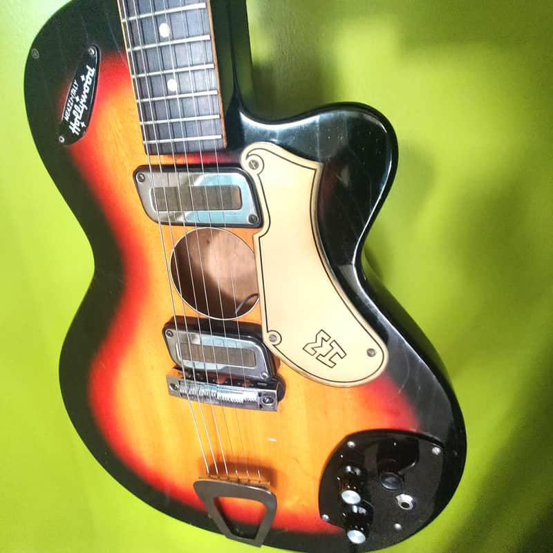 1960s  Meazzi Hollywood - Old Jazz - Semi Hollow Body Electric - Rare Guitar! image 1