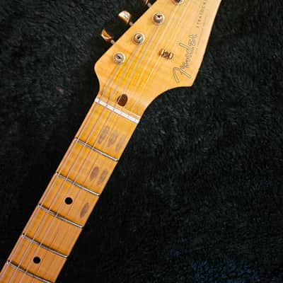 Fender Limited Edition Wildwood 10 Custom Shop 1957 Stratocaster 2017 - Faded Fiesta Red over Gold Sparkle image 8