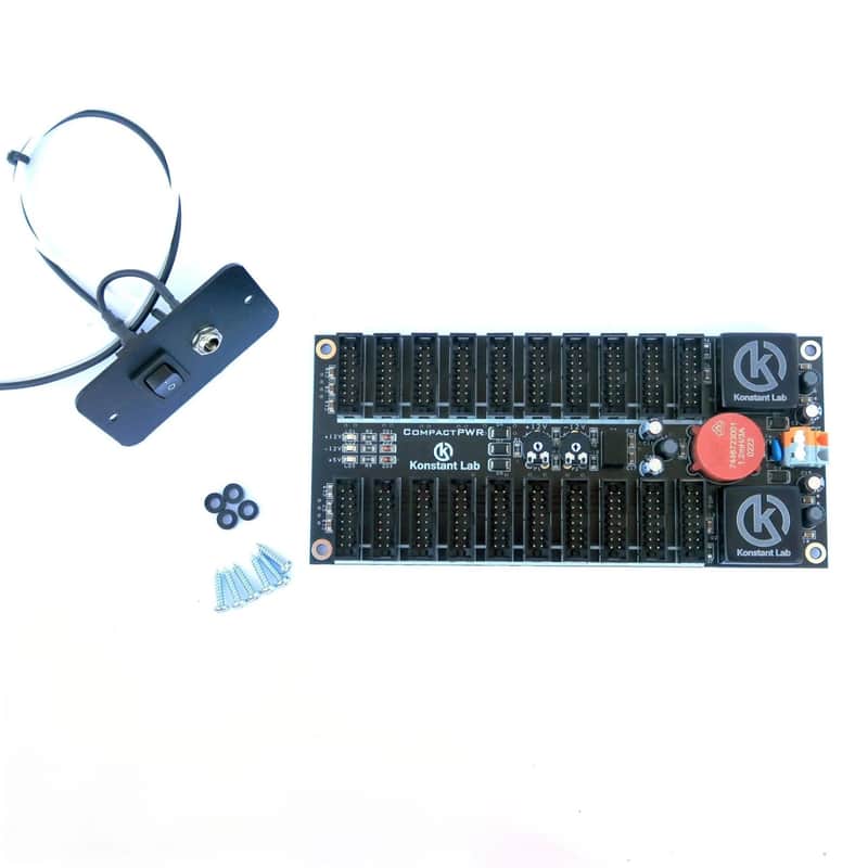 Konstant Lab CompactPWR Eurorack Power Supply (Barrel Input) image 1